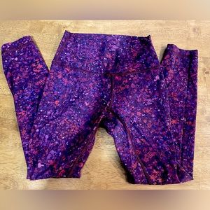 Lululemon align tights - burgundy pattern